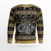 Valhalla La La La Viking Ugly Christmas Sweater - Image 1