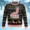 Vanderpump Rules Worm With A Mustache Funny James Kennedy Ugly Christmas Sweater - Image 1
