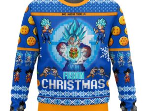 Vegito Fusion Ugly Christmas Sweater - Image 1