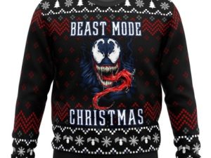 Venom Beast Mode Ugly Christmas Sweater - Image 1