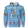 Victory Golden Monkey American Merry Christmas, Snoopy House Cute Fan Gift-3D Unisex Hoodie - Image 1