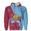 Victory Golden Monkey And Pattern Logo-3D Unisex Hoodie - Image 1