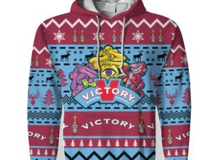 Victory Golden Monkey Shirts Beer Vintage Logo-3D Unisex Hoodie - Image 1