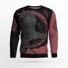 Viking Raven Ugly Christmas Sweater - Image 1