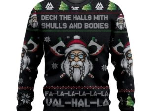 Viking Ugly Christmas Sweater - Image 1