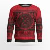 Viking Vegvisir Ugly Christmas Sweater - Image 1