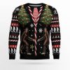 Vintage Bigfoot Ugly Christmas Sweater - Image 1
