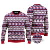 Vintage Knit Style Ugly Christmas Sweater - Image 1