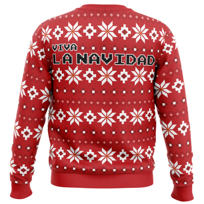 viva la navidad santa che guevarra ugly christmas sweater 2 Viva La Navidad Santa Che Guevarra Ugly Christmas Sweater - Image 2