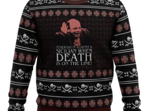 Vizzini The Princess Bride Ugly Christmas Sweater - Image 1