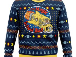 Wahoo The Magic School Bus Ugly Christmas Sweater - Image 1