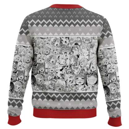 waifu material ugly christmas sweater 2 Waifu Material Ugly Christmas Sweater - Image 2