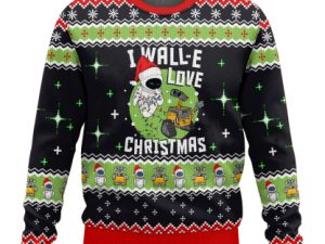 Wall E Love Ugly Christmas Sweater - Image 1
