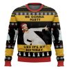We Gonna Party Like Its My Birthday Jesus Ugly Christmas Sweater - Image 1