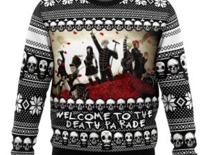 Welcome To The Death Parade Ugly Christmas Sweater - Image 1