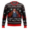 Well Damn Jackie I Can T Control The Weather Ugly Christmas Sweater - Image 1