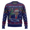 Well Happy Birthday Jesus Sorry Your Party Is So Lame Ugly Christmas Sweater - Image 1