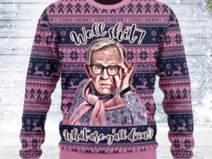 Well Shit Ugly Christmas Sweater - Image 1