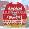 Wendys Ugly Christmas Sweater Holiday Gift - Image 1