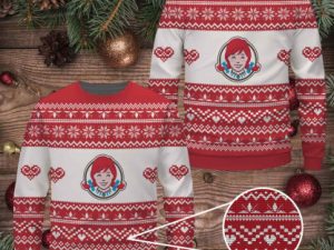 Wendys Ugly Christmas Sweater Unisex - Image 1