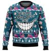 Were All Mad Here Alice In Wonderland Ugly Christmas Sweater - Image 1