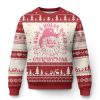 Western Xmas Ugly Christmas Sweater Have A Holly Dolly Christmas Cowboy Santa - Image 1