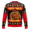 Whatcha Gonna Do Brother Hulk Hogan Ugly Christmas Sweater - Image 1