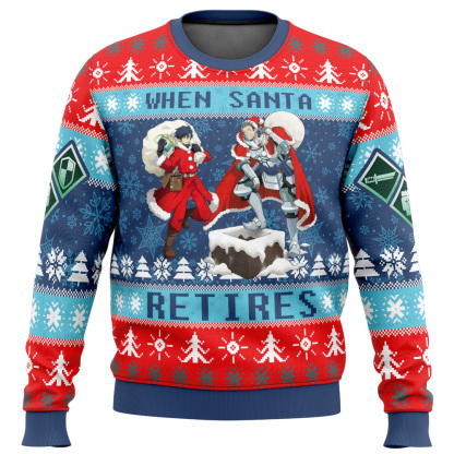 when santa retires log horizon ugly christmas sweater 1 When Santa Retires Log Horizon Ugly Christmas Sweater - Image 1