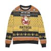 When You Drinking Tequila Patron With Santa Claus Ugly Christmas Sweater - Image 1