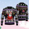 Whiskey Santa Claus Ugly Christmas Sweater - Image 1