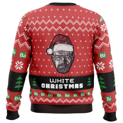 white christmas breaking bad ugly christmas sweater 2 White Christmas Breaking Bad Ugly Christmas Sweater - Image 2