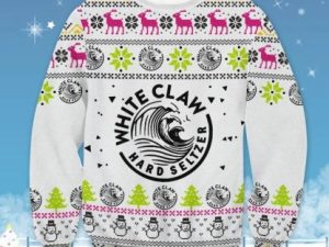 White Claw Hard Seltzer Ugly Christmas Sweater - Image 1