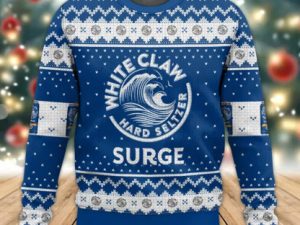 White Claw Surge Ugly Christmas Sweater - Image 1