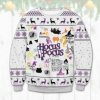 White Make Me Sick Hocus Pocus Ugly Christmas Sweater - Image 1