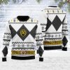 White Mighty Morphin Power Rangers C1 Ugly Christmas Sweater - Image 1