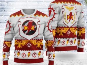 White Scars Iconic Ugly Christmas Sweater - Image 1