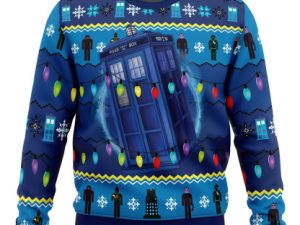 Who Outside Doctor Who Ugly Christmas Sweater - Image 1