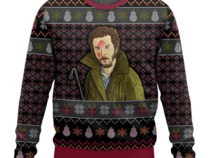 Why The Hell Are You Dressed Like A Chicken Alone Ugly Christmas Sweater - Image 1