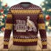 Wild Turkey Bourbon Whiskey Ugly Christmas Sweater - Image 1
