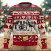 Wild Turkey Bourbon Whiskey Ugly Christmas Sweater Holiday Gift - Image 1