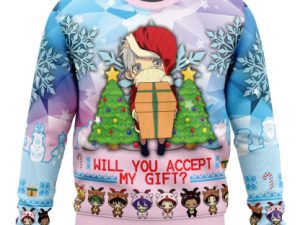 Will You Accept My Gift Kurokos Basketball Ugly Christmas Sweaters - Image 1