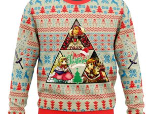 Wind Waker Triangle Zelda Ugly Christmas Sweater - Image 1