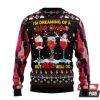 Wine Red Ugly Christmas Sweaters - Image 1