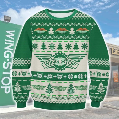 wingstop ugly christmas sweater 1 Wingstop Ugly Christmas Sweater - Image 1