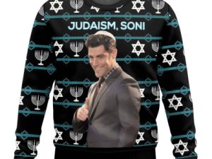 Winston Schmidt Fox New Girl Judaism Son Ugly Christmas Sweater - Image 1