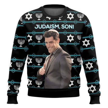winston schmidt fox new girl judaism son ugly christmas sweater 1 Winston Schmidt Fox New Girl Judaism Son Ugly Christmas Sweater - Image 1