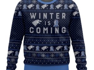 Winter Is Coming Game Of Throne Christmas Ugly Christmas Sweater - Image 1