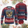 Wishing You A Blessed Yule Ugly Christmas Sweater Yule Goat Pagan - Image 1
