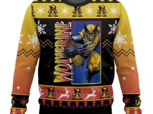 Wolverine Ugly Christmas Sweater Holiday Gift Holiday Gift - Image 1
