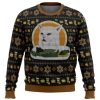 Woman Yelling At Cat Meme V2 Ugly Christmas Sweater - Image 1